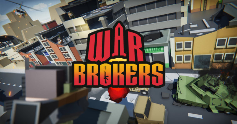 WarBrokers เกมสงครามนายตัวเหลี่ยมโดดยิงโดดร่มเล่นฟรี