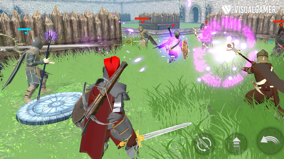 Combat Magic: Spells and Swords เกมมือถือออฟไลน์ ต่อสู้กับนักรบยุคกลาง